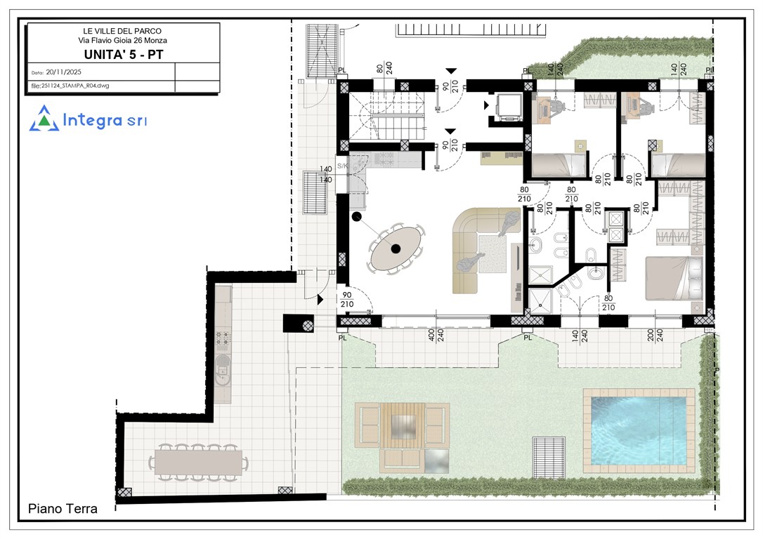 Immagine 12 di Appartamento in vendita  in via gioia 26 a Monza