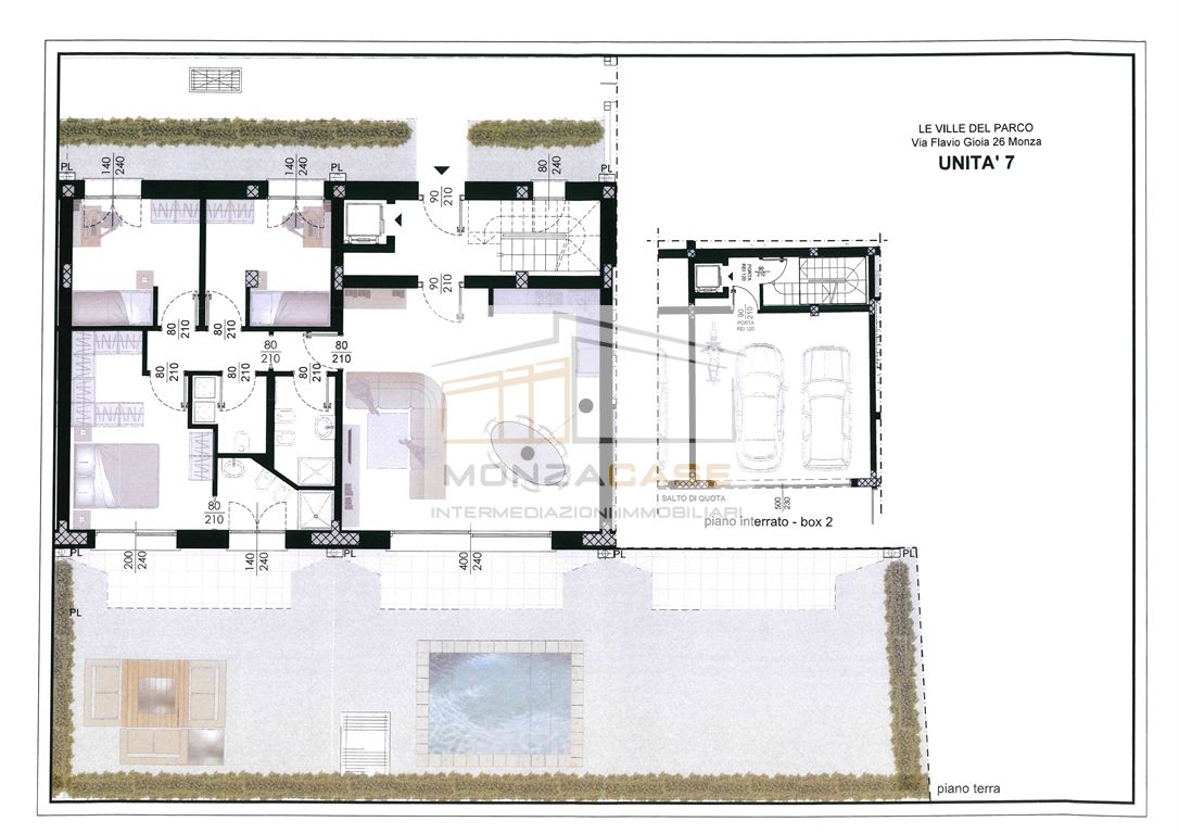 Immagine 12 di Appartamento in vendita  in via gioia 26 a Monza