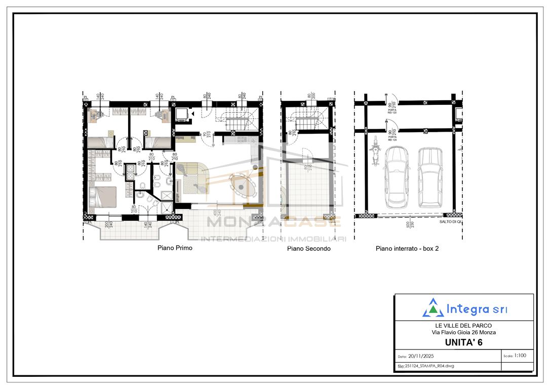 Immagine 13 di Appartamento in vendita  in via gioia 26 a Monza