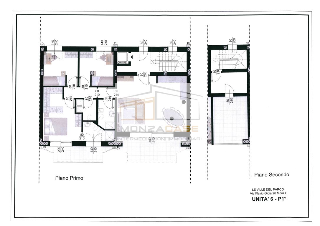 Immagine 12 di Appartamento in vendita  in via gioia 26 a Monza