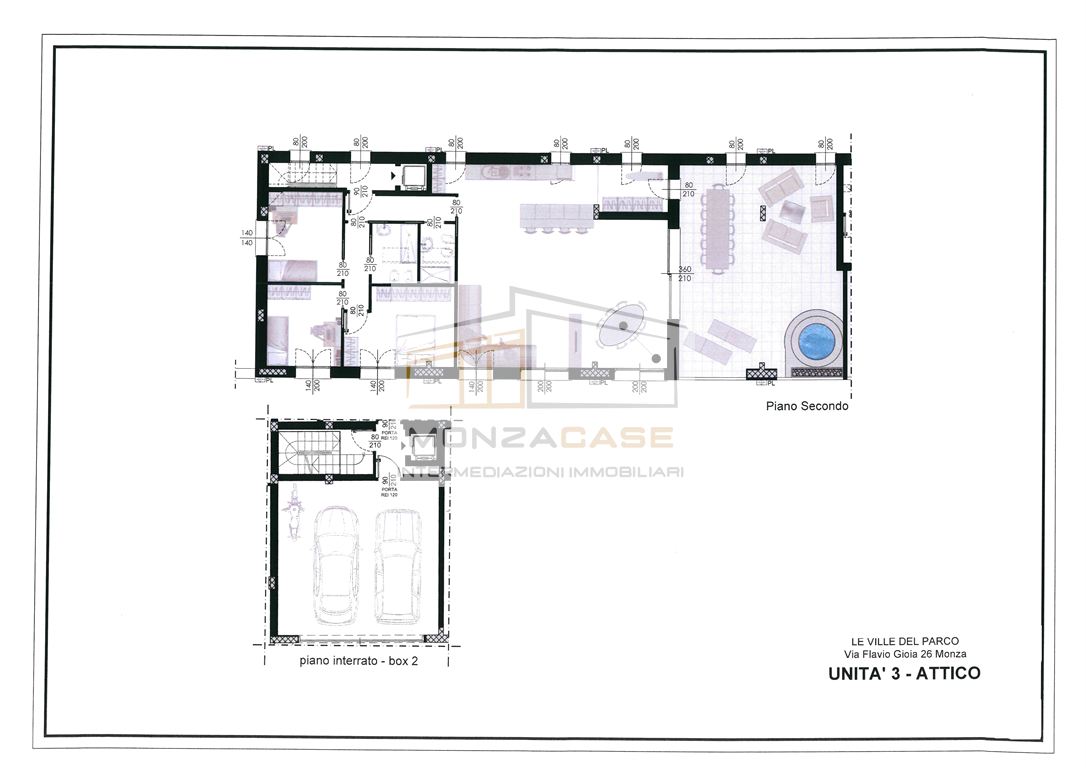 Immagine 11 di Appartamento in vendita  in via gioia 26 a Monza