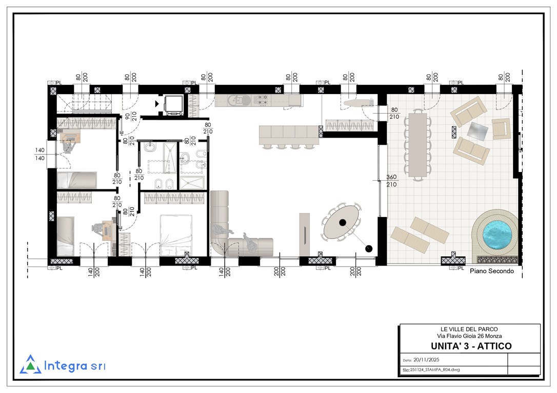 Immagine 12 di Appartamento in vendita  in via gioia 26 a Monza