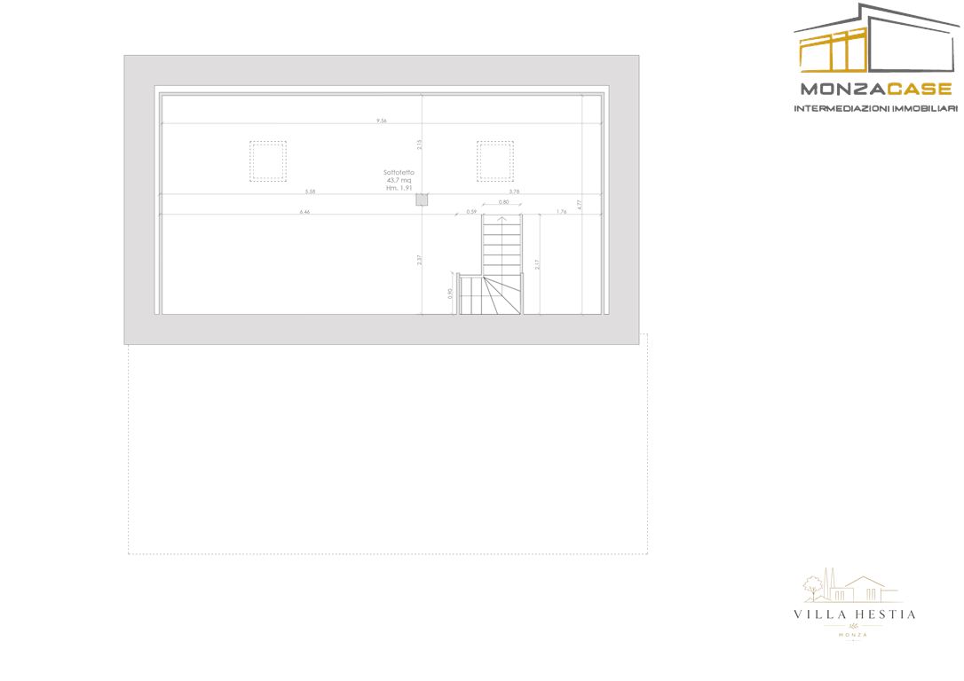 Immagine 6 di Villa in vendita  in via Biffi levati 8 a Monza