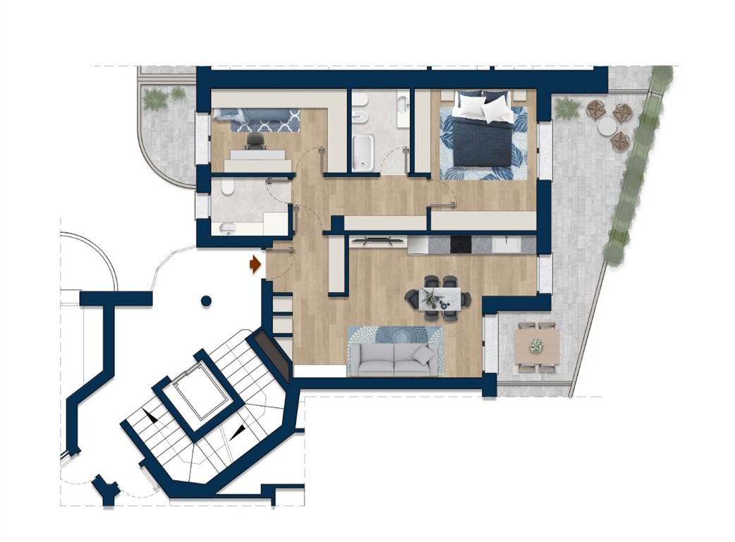 Immagine 13 di Appartamento in vendita  in Via Santa Cecilia 1 a Varedo