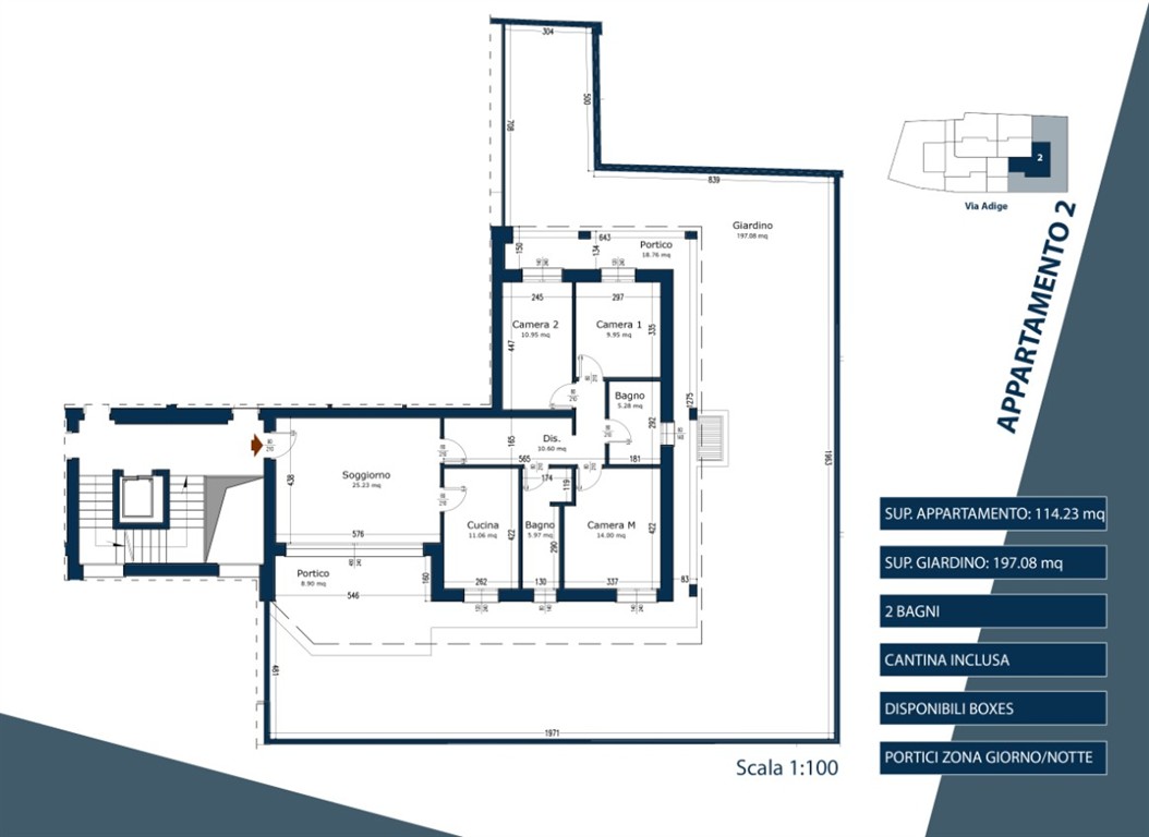 Immagine 11 di Appartamento in vendita  in via Adige a Cesate