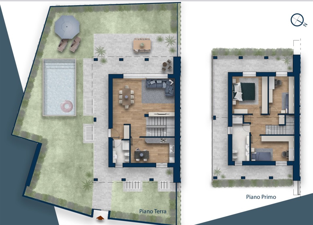 Immagine 10 di Villetta a schiera in vendita  in via Adige a Cesate