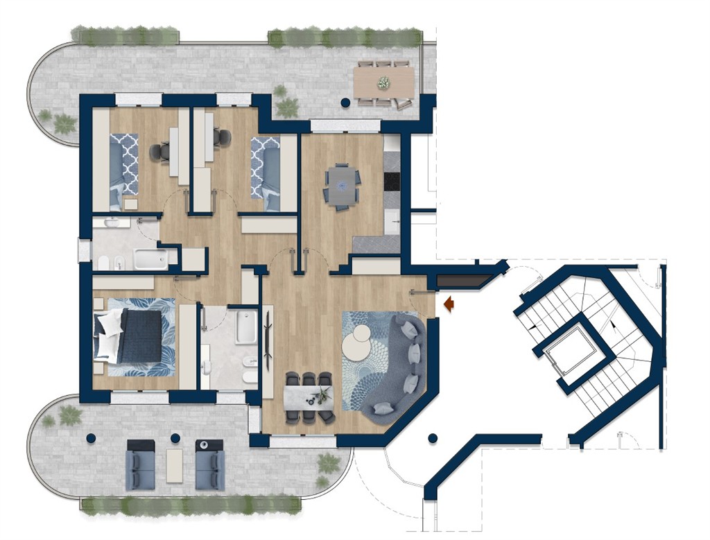 Immagine 10 di Appartamento in vendita  in Via Santa Cecilia 1 a Varedo