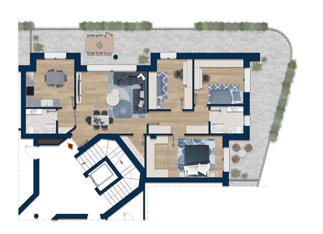 Immagine 12 di Appartamento in vendita  in Via Santa Cecilia 1 a Varedo