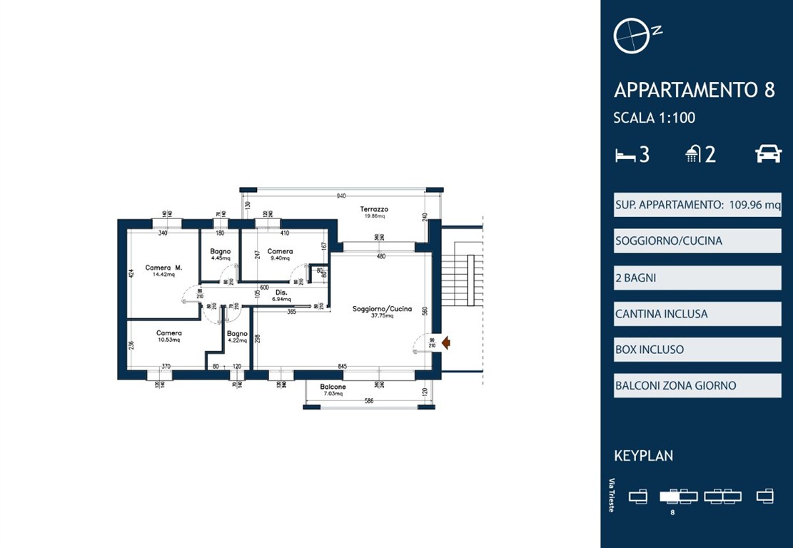 Immagine 11 di Appartamento in vendita  in Via Trieste a Cesate