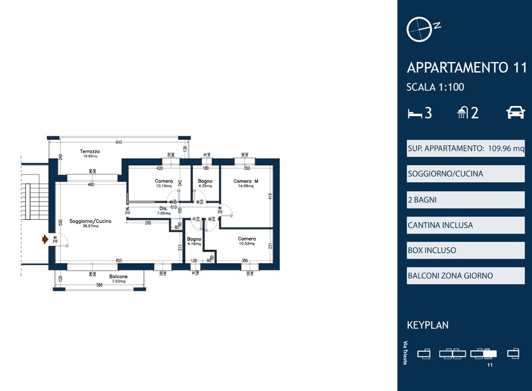 Immagine 13 di Appartamento in vendita  in Via Trieste a Cesate