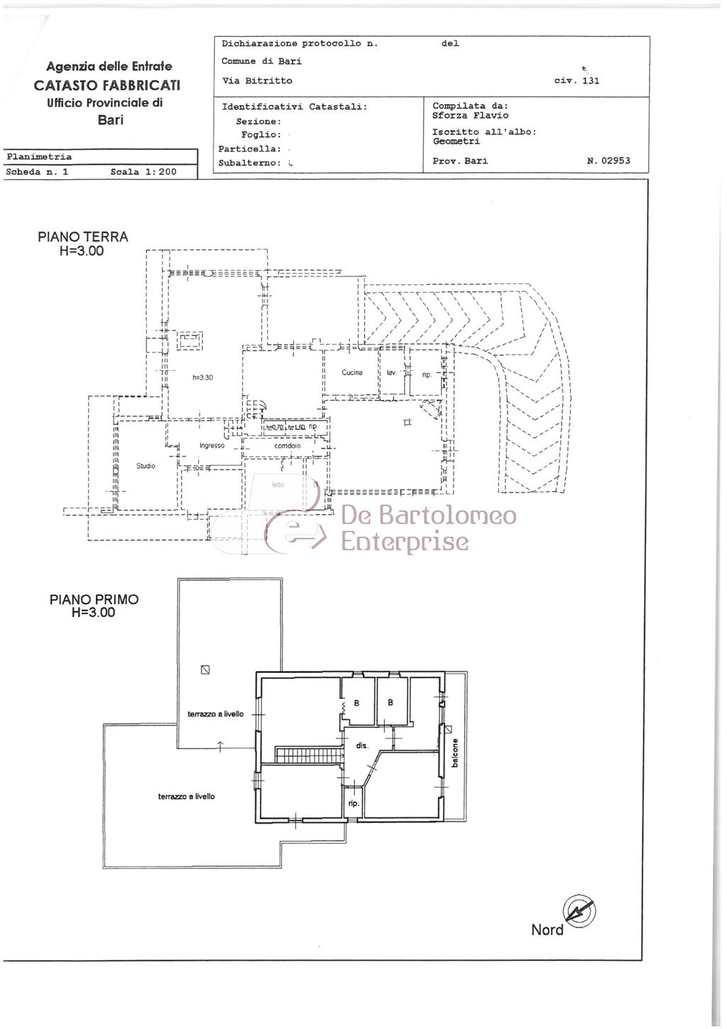 Immagine 9 di Villa in vendita  in Via Bitritto 131 a Bari