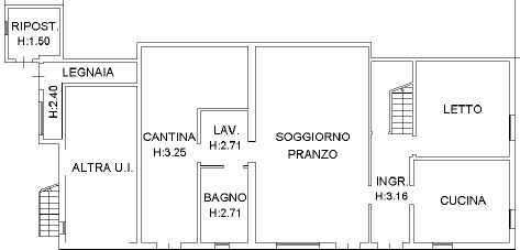 Immagine 10 di Casa bifamiliare in vendita  in via passetto 106 a Alfonsine