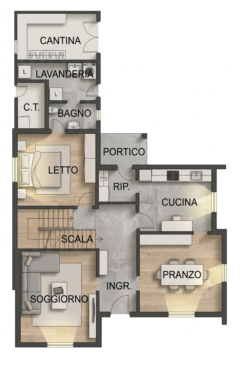 Immagine 11 di Casa indipendente in vendita  in via Roma 55 a Alfonsine