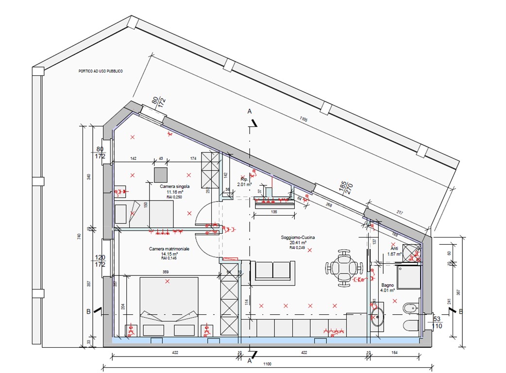 Immagine 12 di Appartamento in vendita  in via redipuglia 68 a Ravenna
