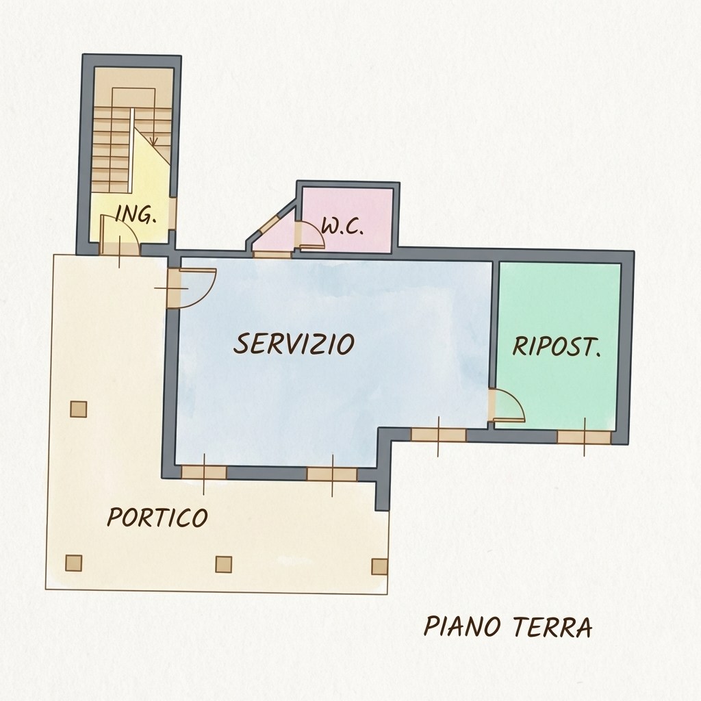 Immagine 10 di Casa indipendente in vendita  in Via Santerno Ammonite 18/H a Ravenna