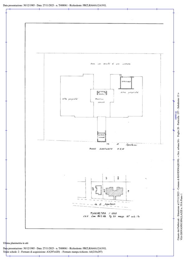 Immagine 11 di Appartamento in vendita  in via spallazzi 53 a Ravenna