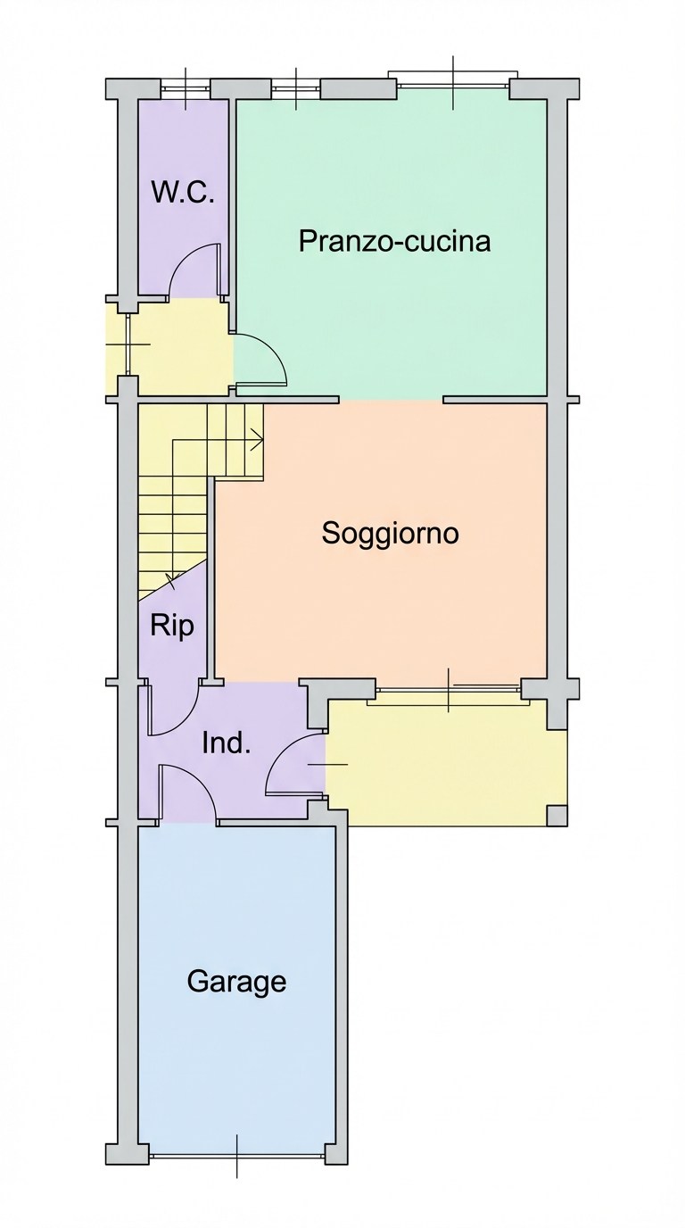 Immagine 10 di Villetta a schiera in vendita  in via morelli 11c a Alfonsine