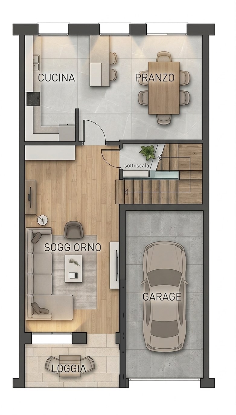 Immagine 10 di Villetta a schiera in vendita  in Via Gaetano Salvemini 17 a Ravenna