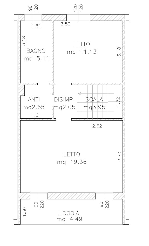 Immagine 13 di Villetta a schiera in vendita  in Via Gaetano Salvemini 17 a Ravenna