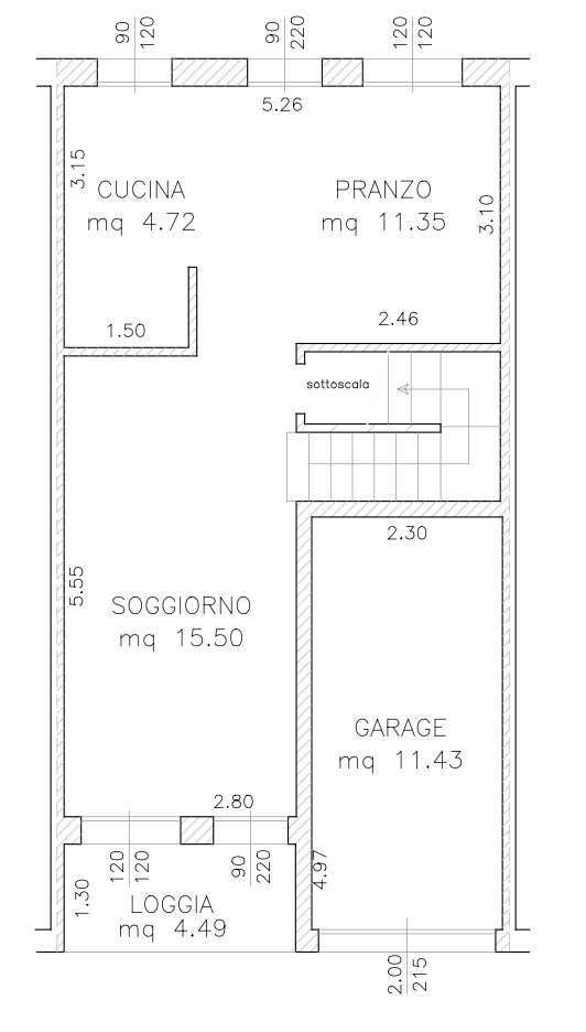 Immagine 11 di Villetta a schiera in vendita  in Via Gaetano Salvemini 17 a Ravenna