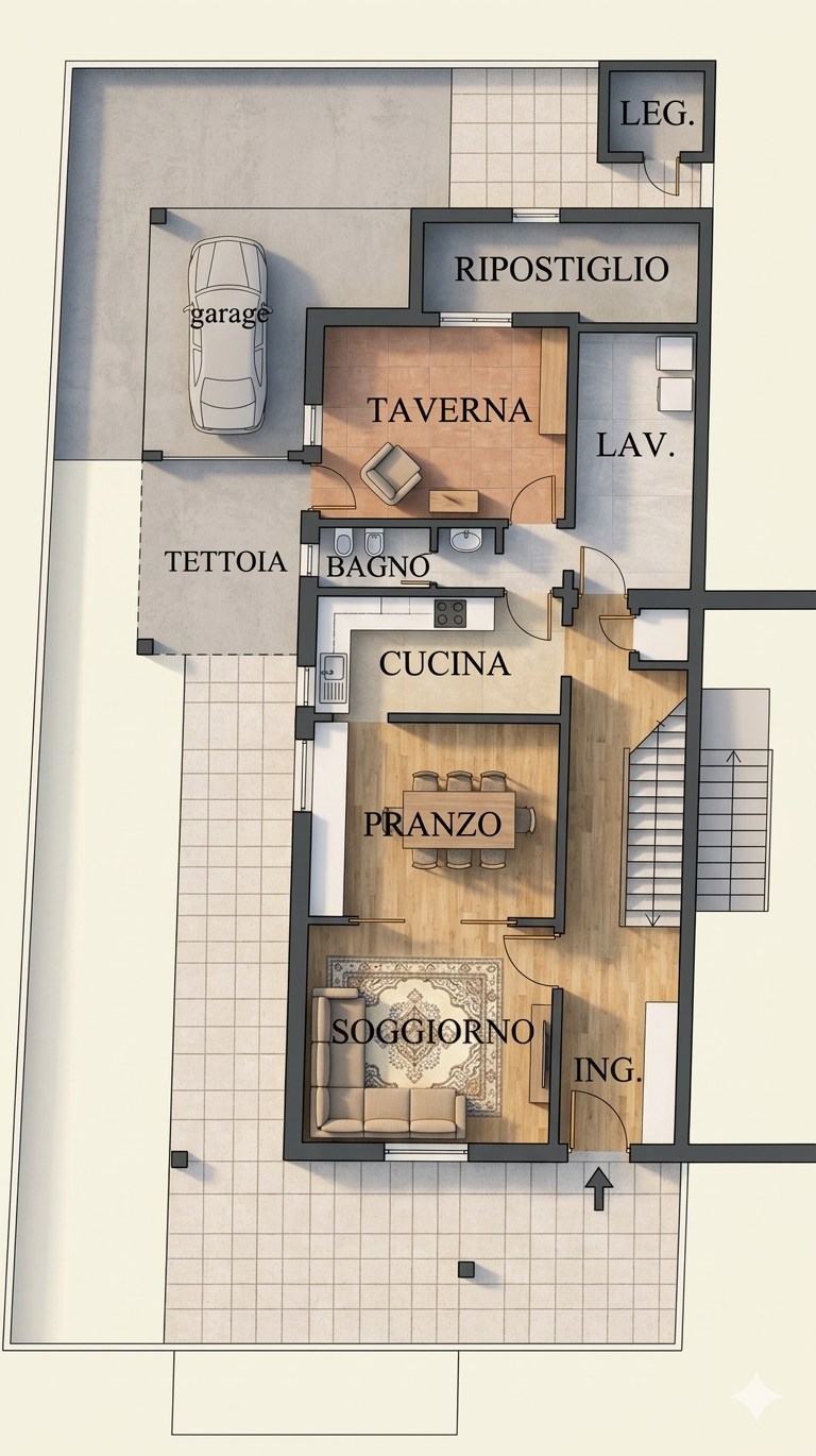 Immagine 10 di Casa bifamiliare in vendita  in Via della Libertà 14 a Ravenna