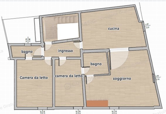 Immagine 11 di Casa semindipendente in vendita  in P.za della Libertà 27 a Bagnacavallo