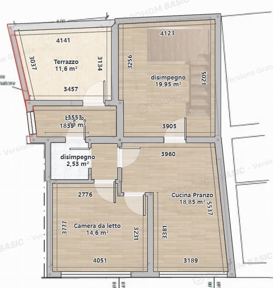 Immagine 10 di Casa semindipendente in vendita  in P.za della Libertà 27 a Bagnacavallo