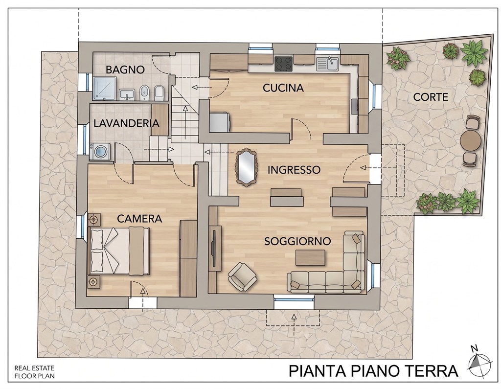 Immagine 12 di Casa bifamiliare in vendita  in Via Superiore 137 a Bagnacavallo