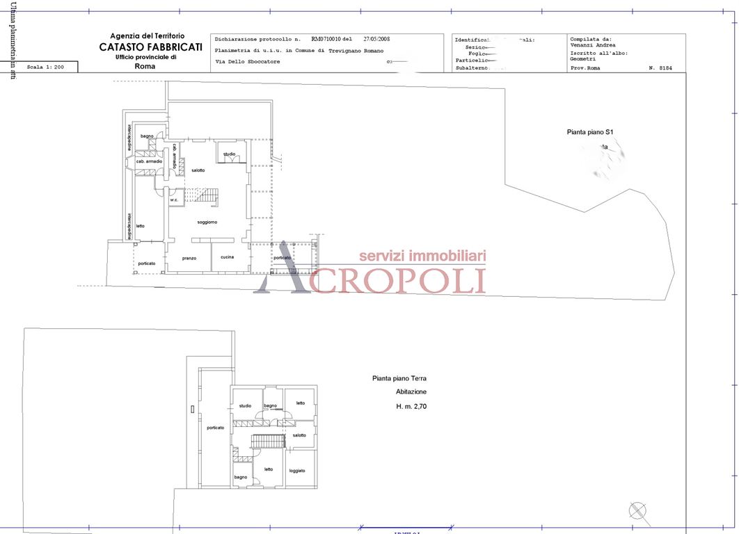 Immagine 10 di Villa in vendita  a Trevignano Romano