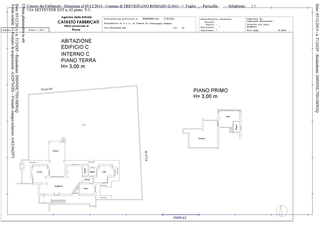 Immagine 10 di Villa in vendita  a Trevignano Romano