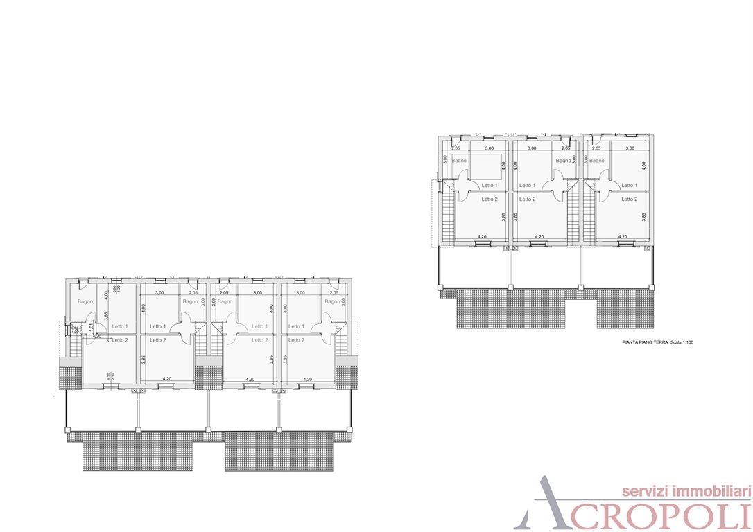 Immagine 11 di Villetta a schiera in vendita  in Via di Monterosi a Trevignano Romano