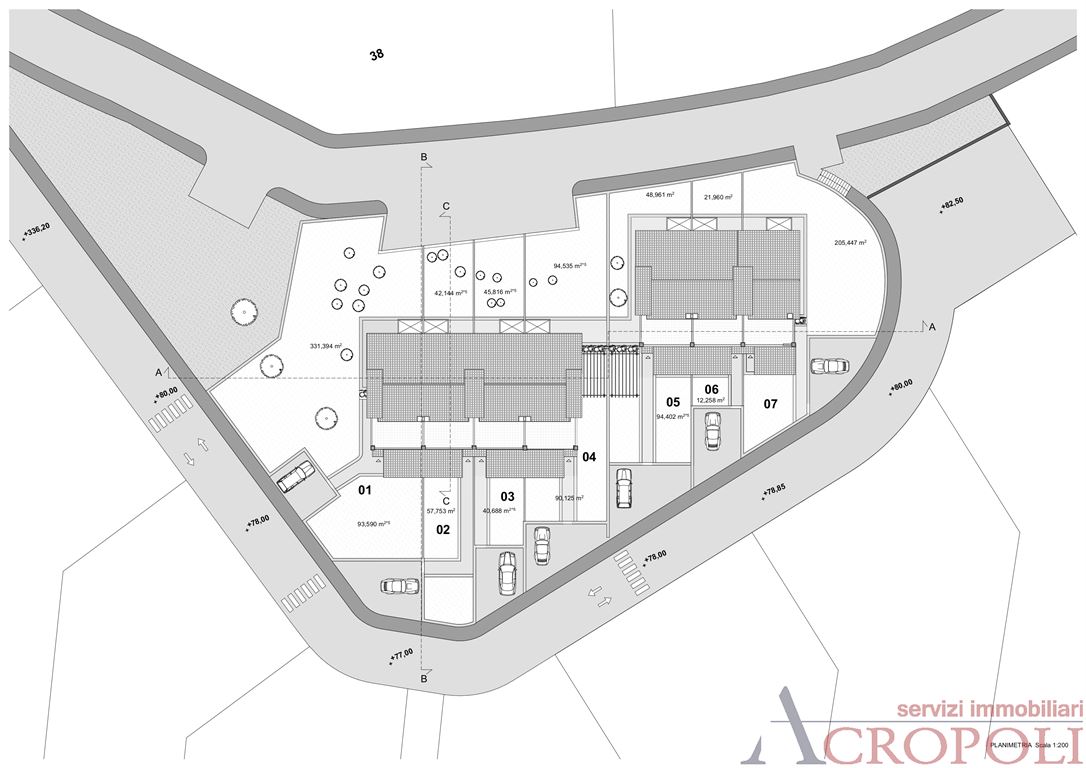 Immagine 10 di Villetta a schiera in vendita  in Via di Monterosi a Trevignano Romano