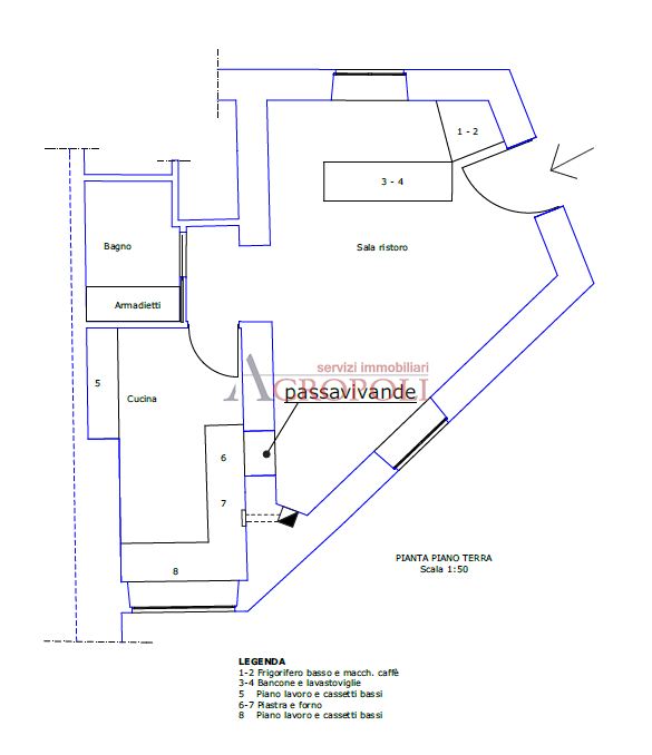 Immagine 3 di Bar / Ristorante in vendita  in Via Giuseppe Garibaldi a Trevignano Romano