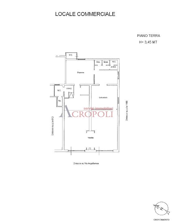 Immagine 10 di Locale commerciale in vendita  in Via Anguillarese 77 a Anguillara Sabazia