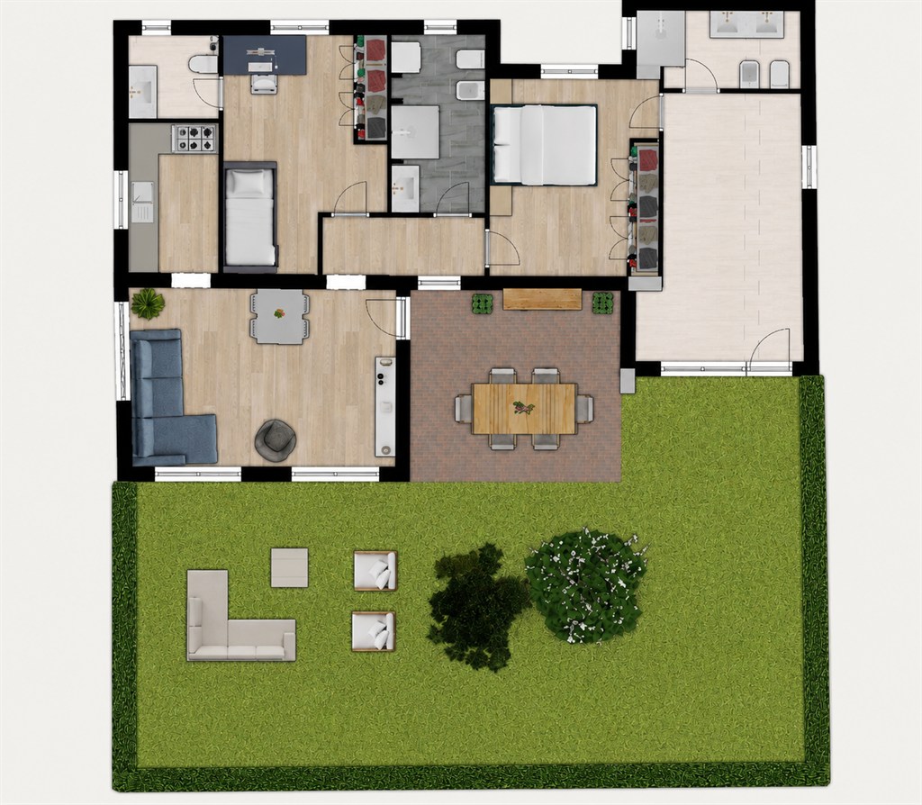 Immagine 11 di Villa in vendita  in Via Libeccio a Trevignano Romano