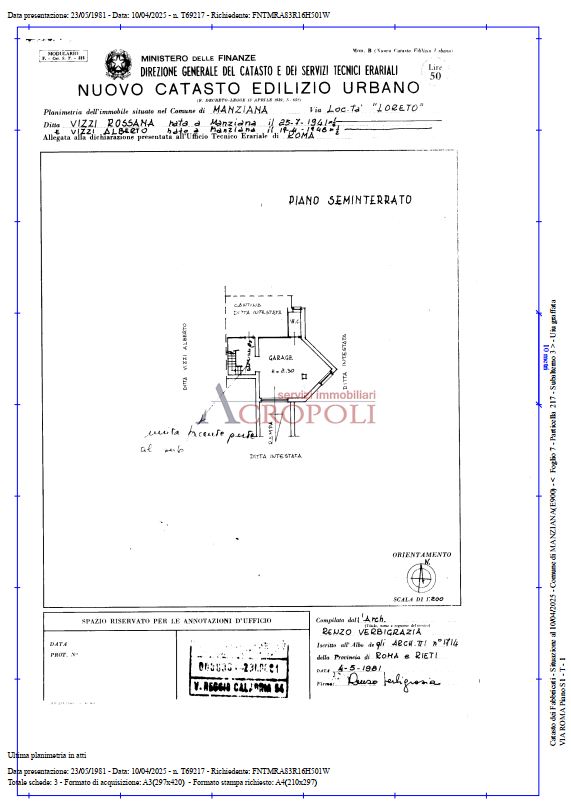 Immagine 11 di Casa bifamiliare in vendita  in Via roma 96 a Manziana