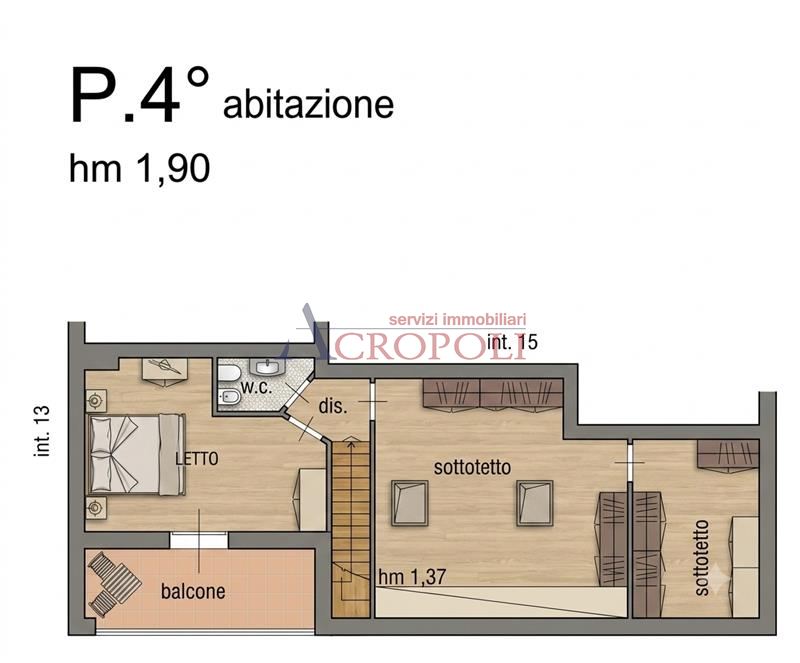 Immagine 13 di Attico in vendita  in Via  Valletti a Bracciano