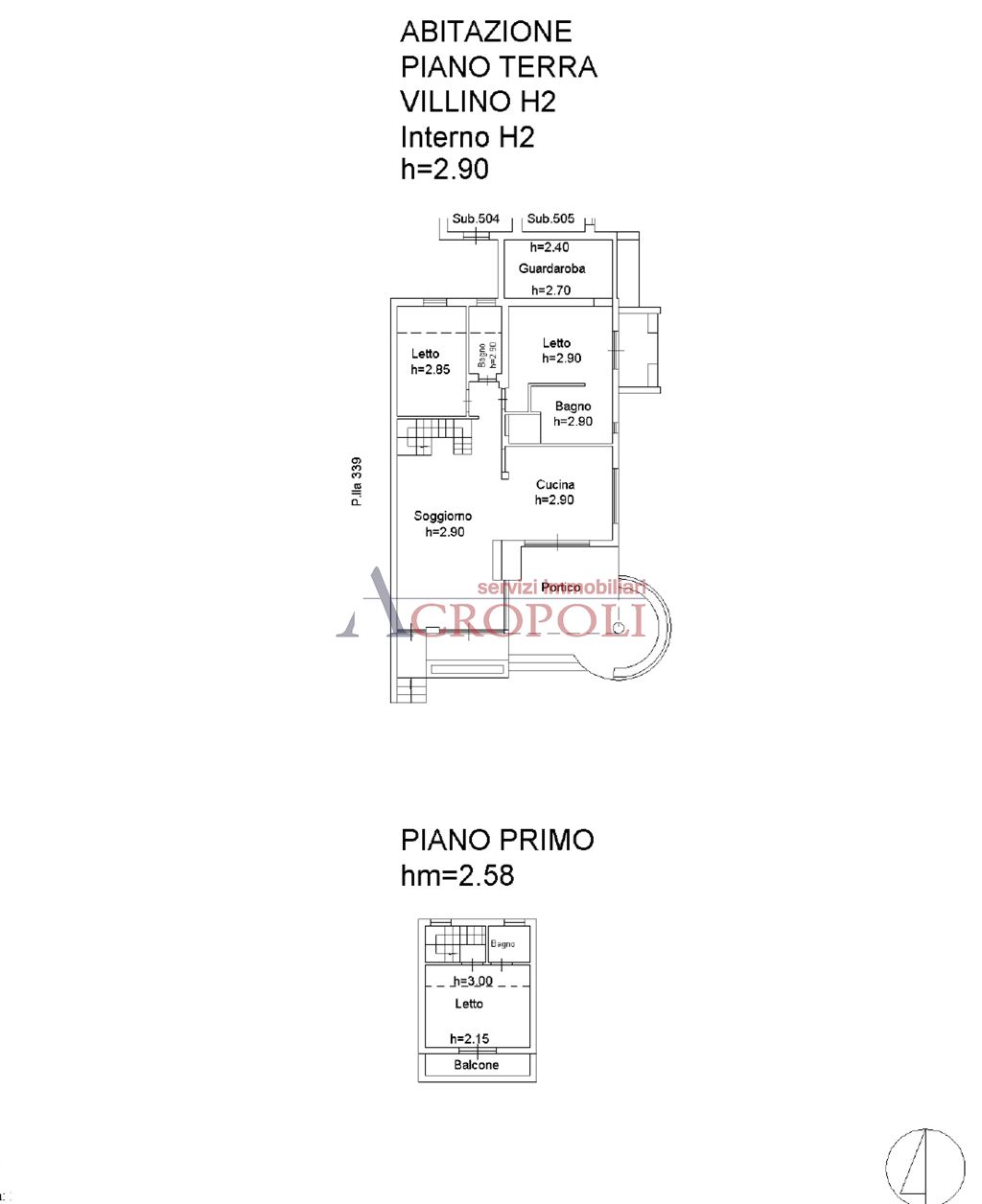 Immagine 10 di Casa bifamiliare in vendita  in Via Monterosi 52 a Trevignano Romano