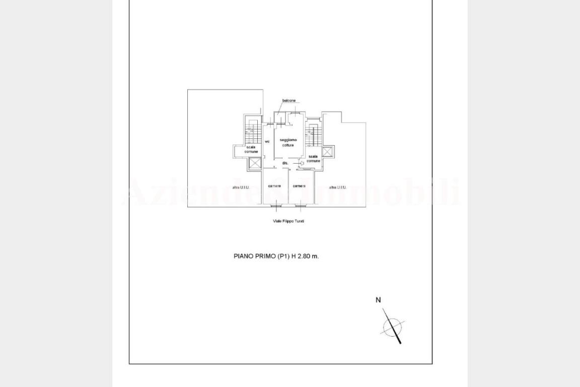 Immagine 6 di Appartamento in vendita  in Viale Turati a Lecco