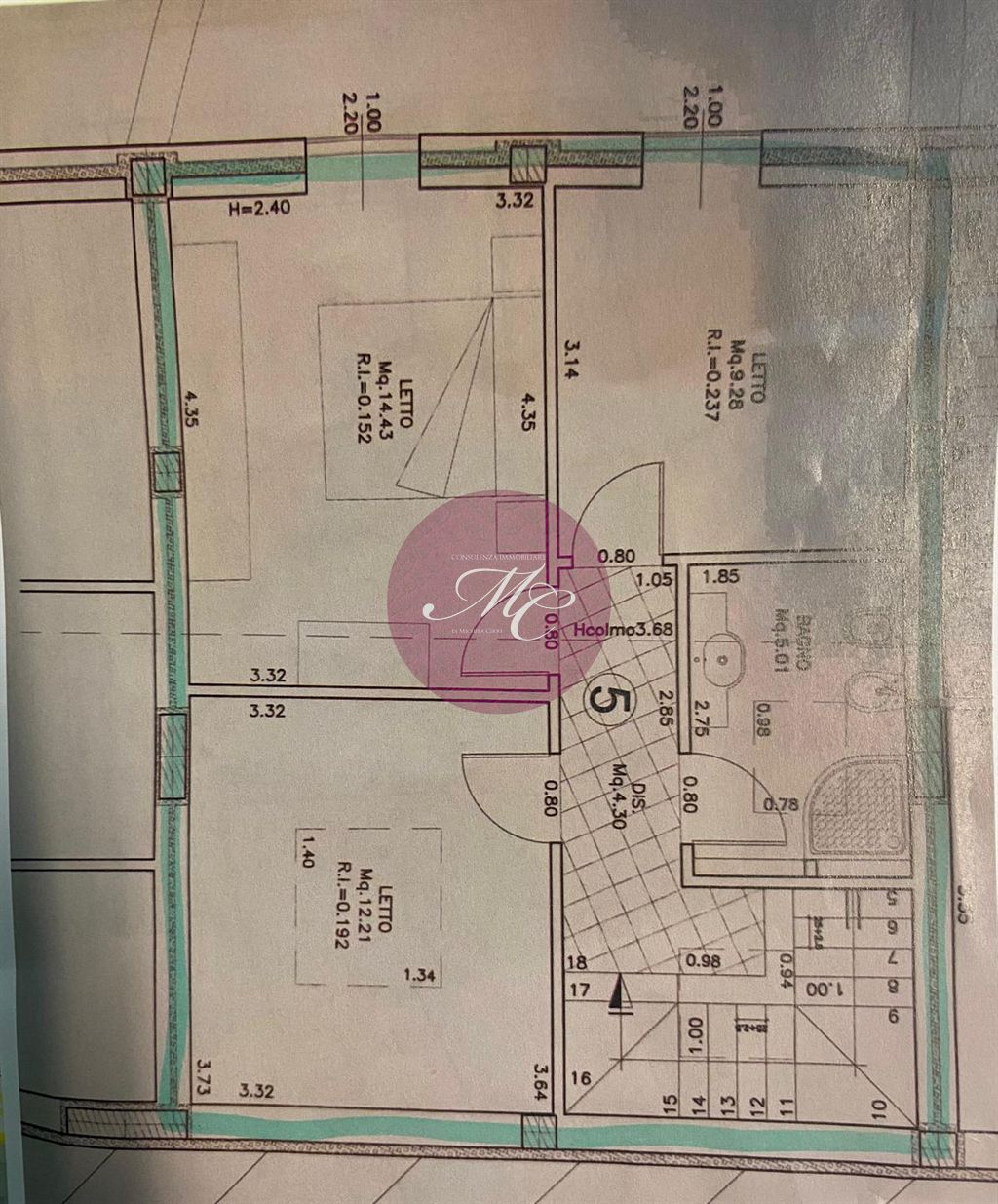 Immagine 12 di Villa in vendita  in Circonvallazione Fiume Montone Abbandonato a Ravenna