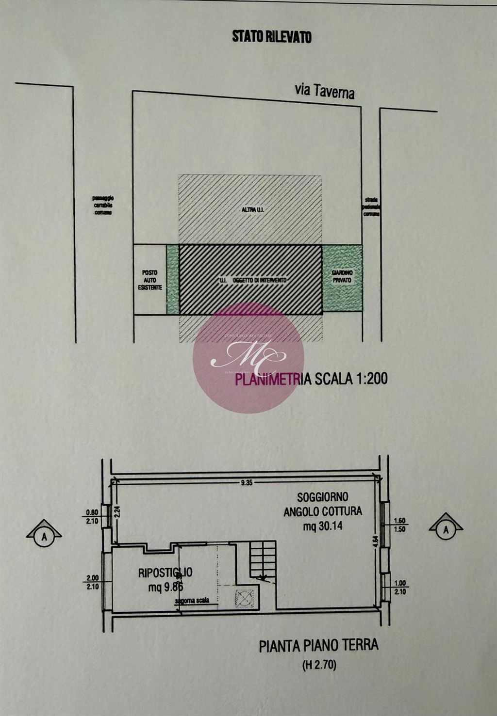 Immagine 13 di Villetta a schiera in vendita  in Via Taverna 146B a Ravenna