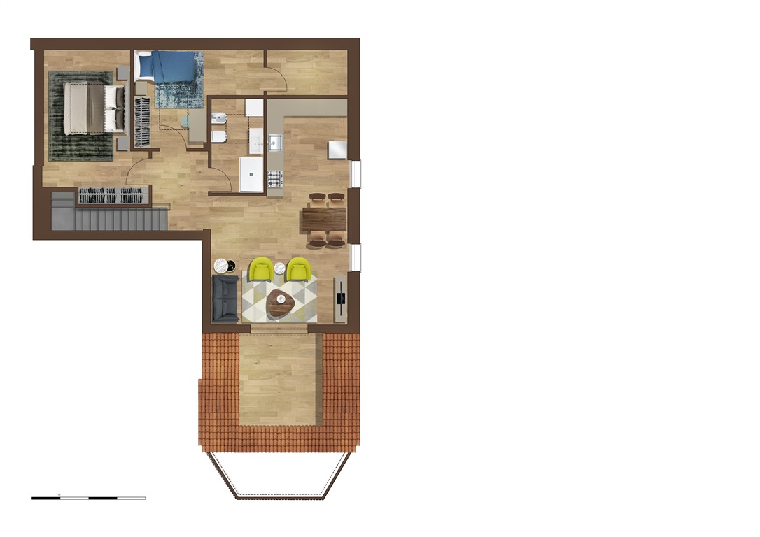 Immagine 7 di Attico in vendita  in Via Leone Cattani 34 a Ariccia