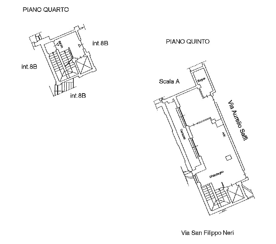 Immagine 5 di Attico in vendita  in Via Aurelio Saffi 71 a Albano Laziale