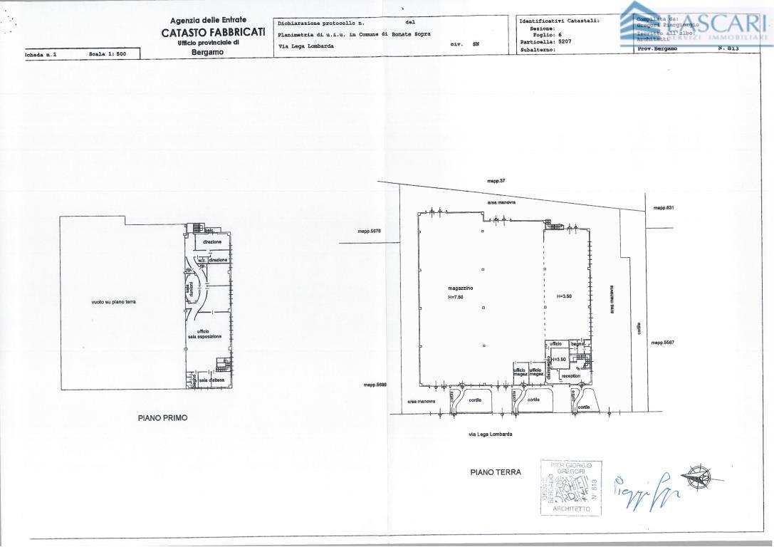 Immagine 10 di Capannone industriale in affitto  a Bonate Sopra