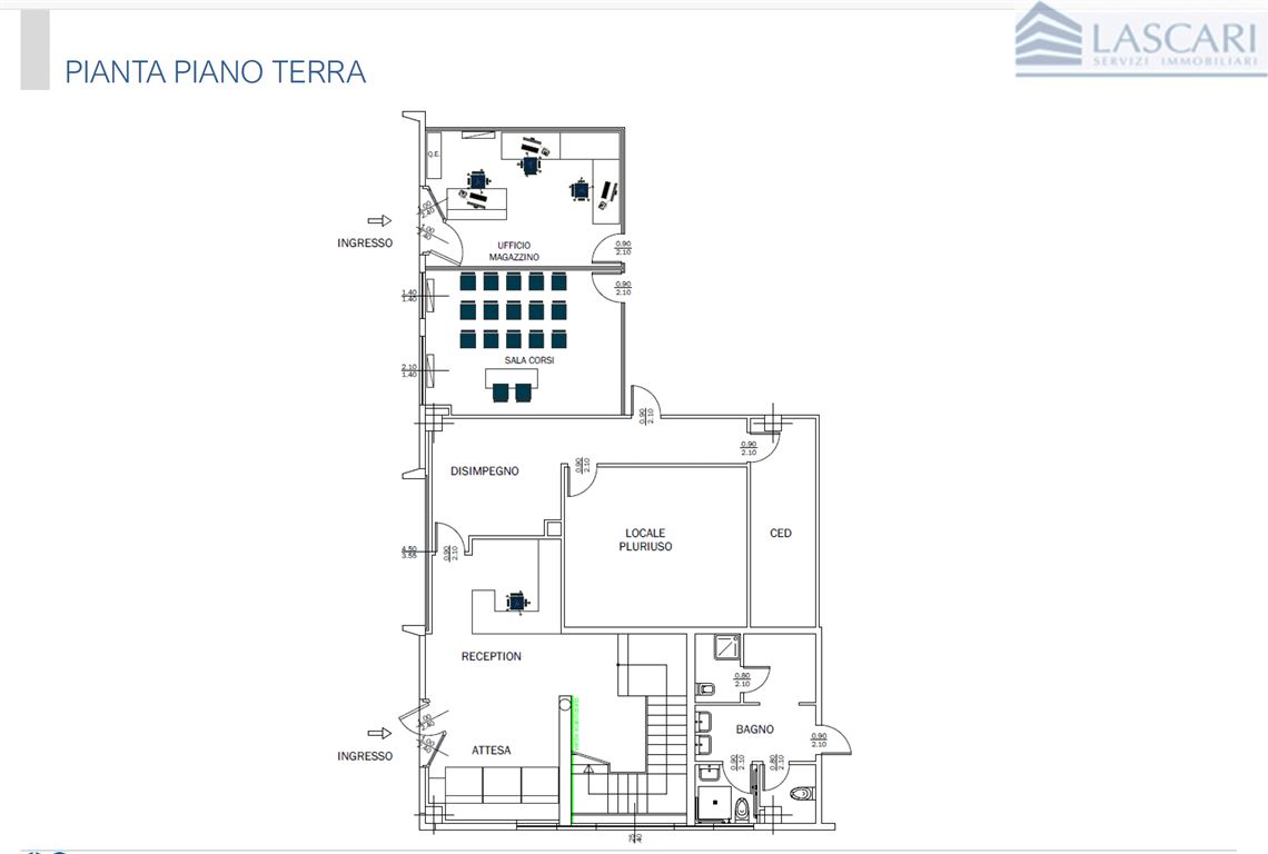 Immagine 11 di Capannone industriale in affitto  a Bonate Sopra