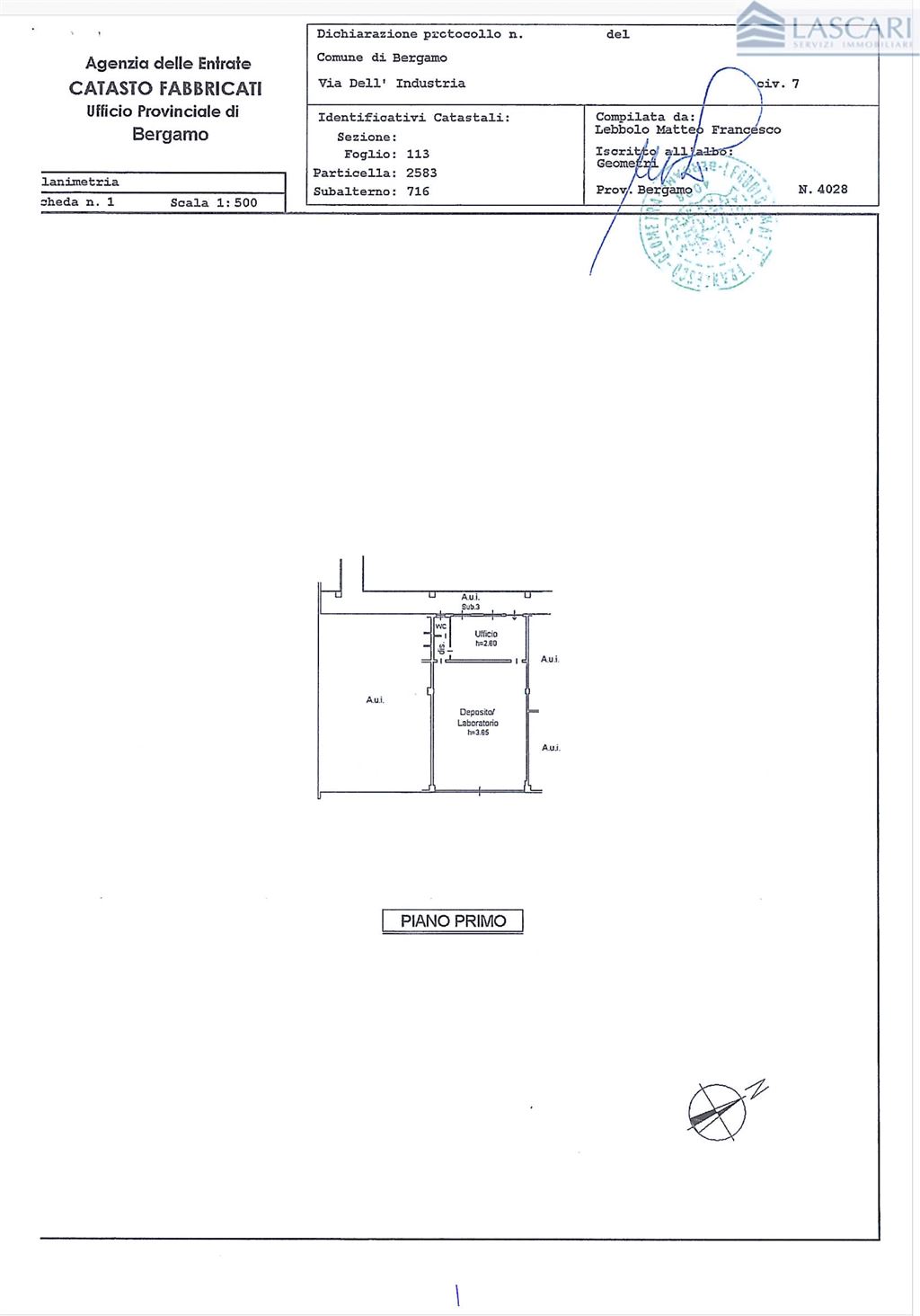 Immagine 10 di Laboratorio in vendita  in Via dell'Industria a Bergamo
