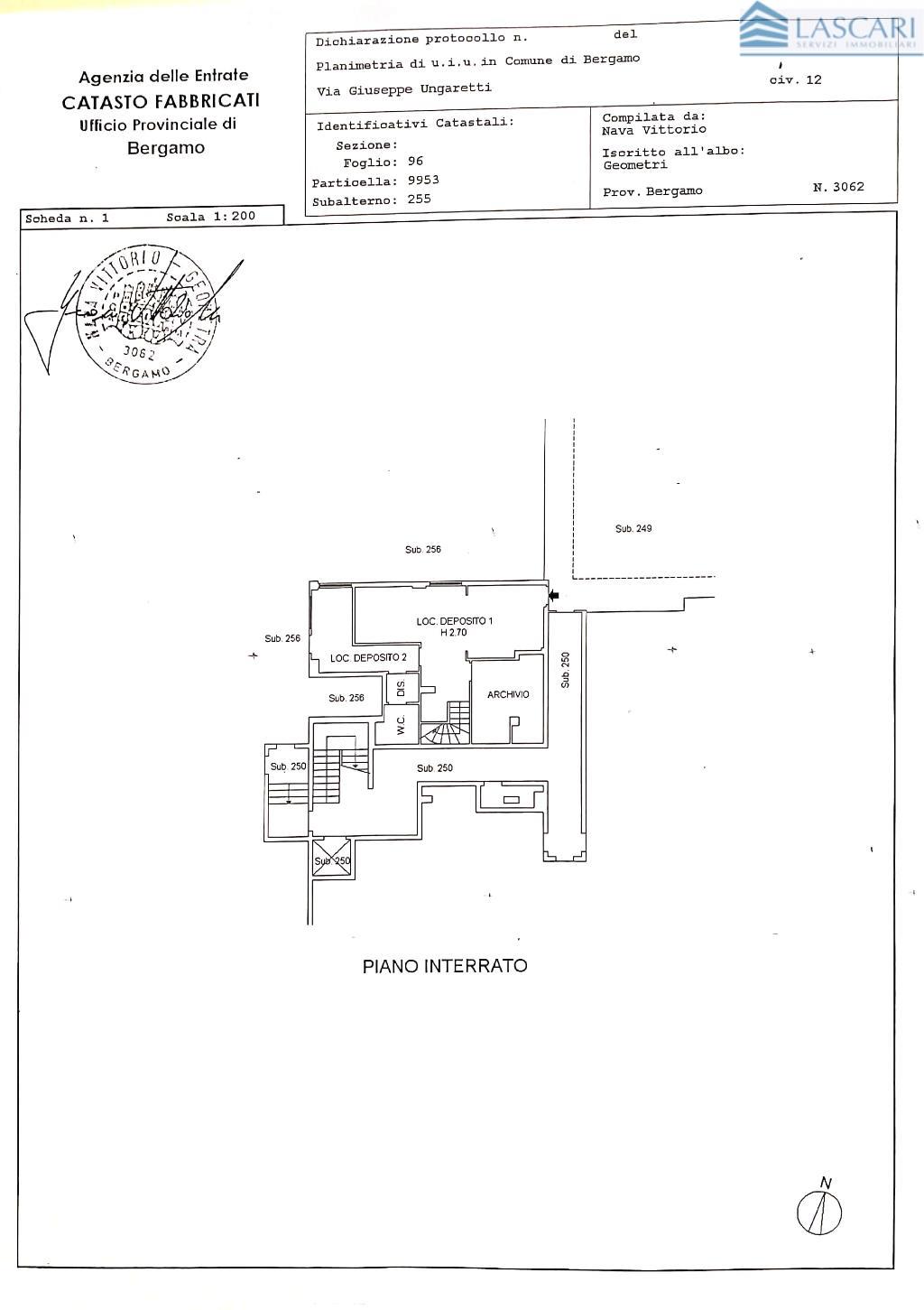 Immagine 10 di Magazzino in vendita  in Via Giuseppe Ungaretti 12 a Bergamo