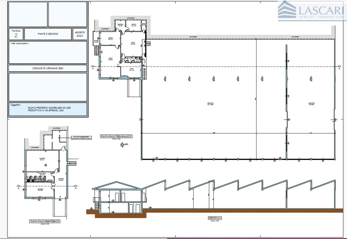Immagine 10 di Capannone industriale in vendita  in Via Spirano 284 a Urgnano