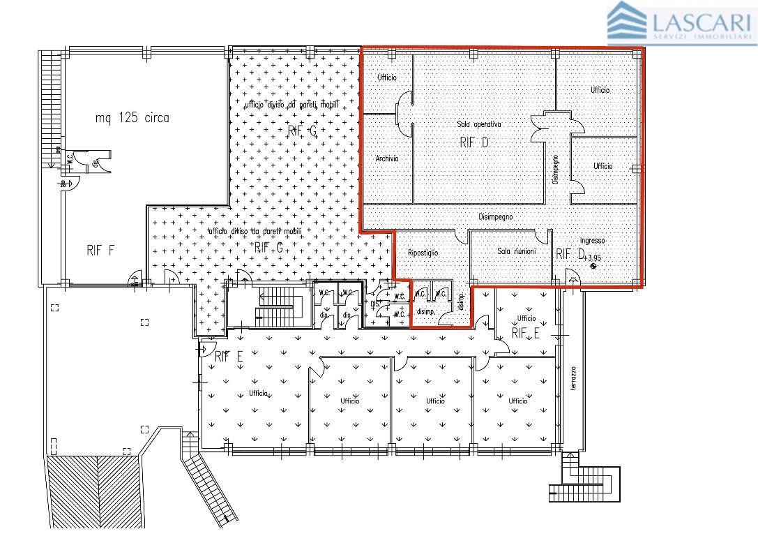 Immagine 9 di Ufficio in affitto  in Via Carducci 3 a Presezzo