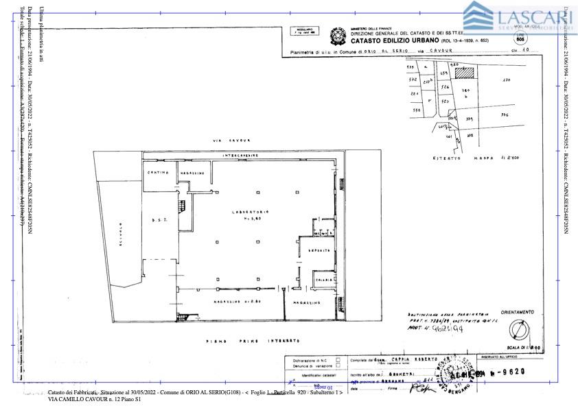 Immagine 11 di Laboratorio in vendita  in Via Camillo Benso di Cavour a Orio Al Serio